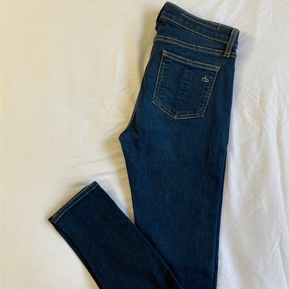 Rag & Bone High Rise Skinny Jeans Size 27 - Picture 1 of 7